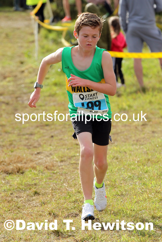 Boys under-13s 2021 North Eastern Harrier League, Druridge Bay. Photo: David T. Hewitson/Sports for All Pics